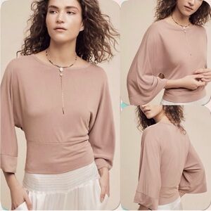 Anthro Dusty Purple Blouse